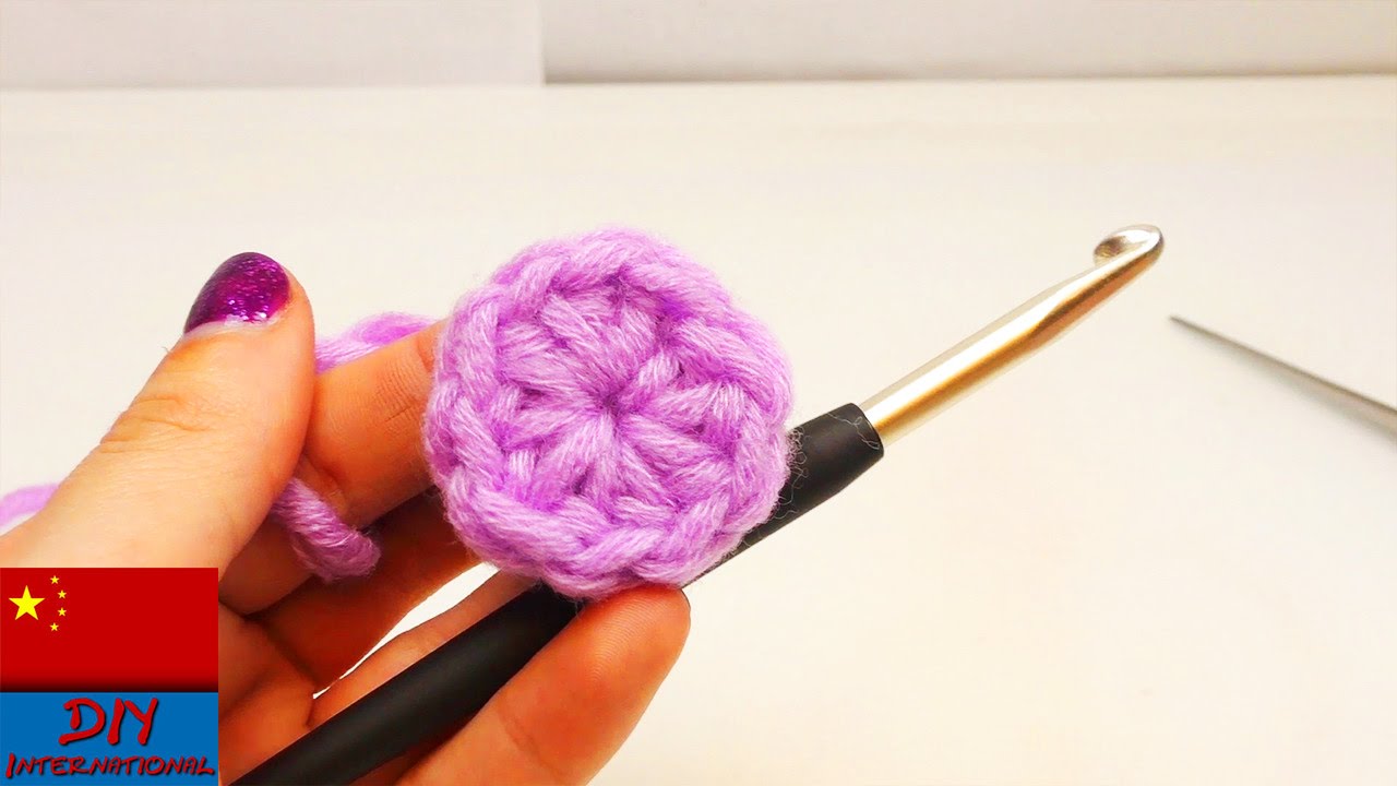 DIY 手工 制作 适合初学者 简单 花朵 太阳花 基础 钩针 挂件 装饰 展示