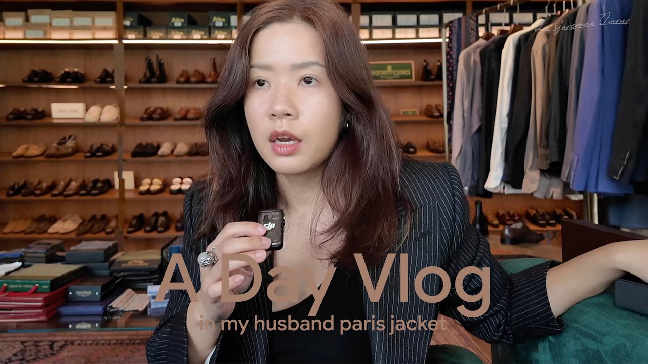 A Day in Husbands Paris Jacket หนึ่งวันในแจ็คเก็ตของฉัน | BreadBedBooks