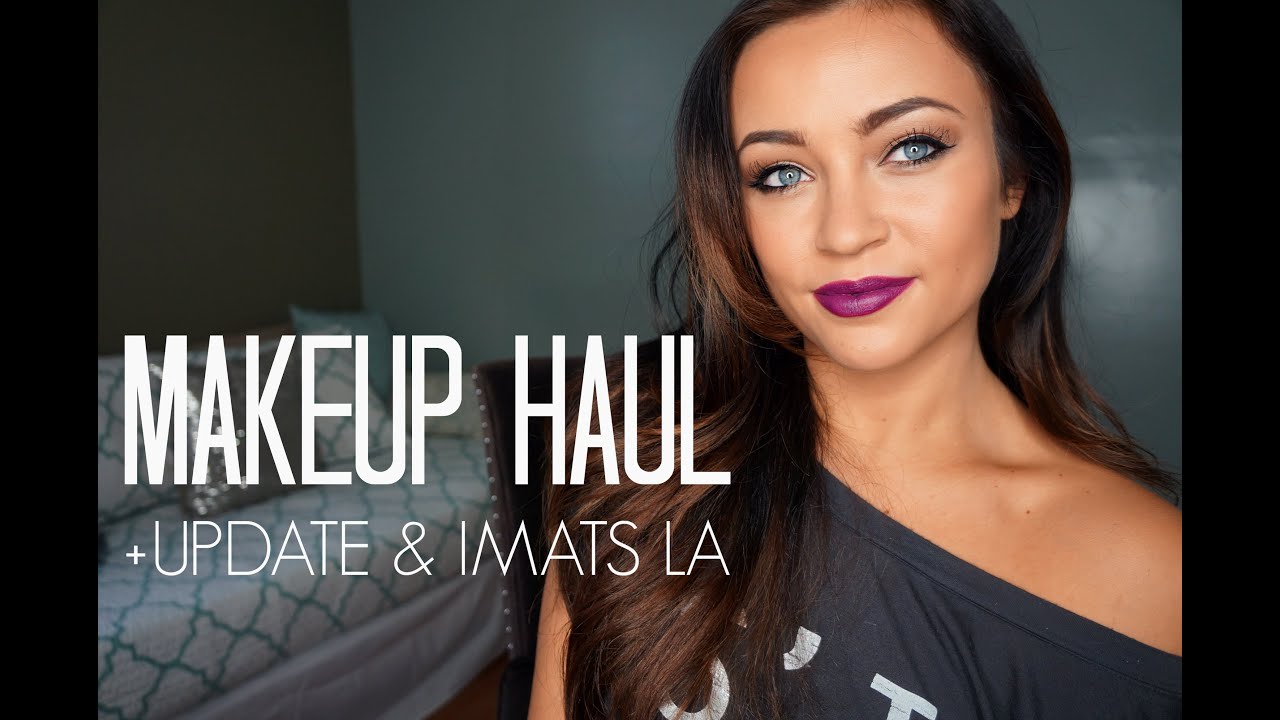 MAKEUP HAUL! + Update & IMATS LA