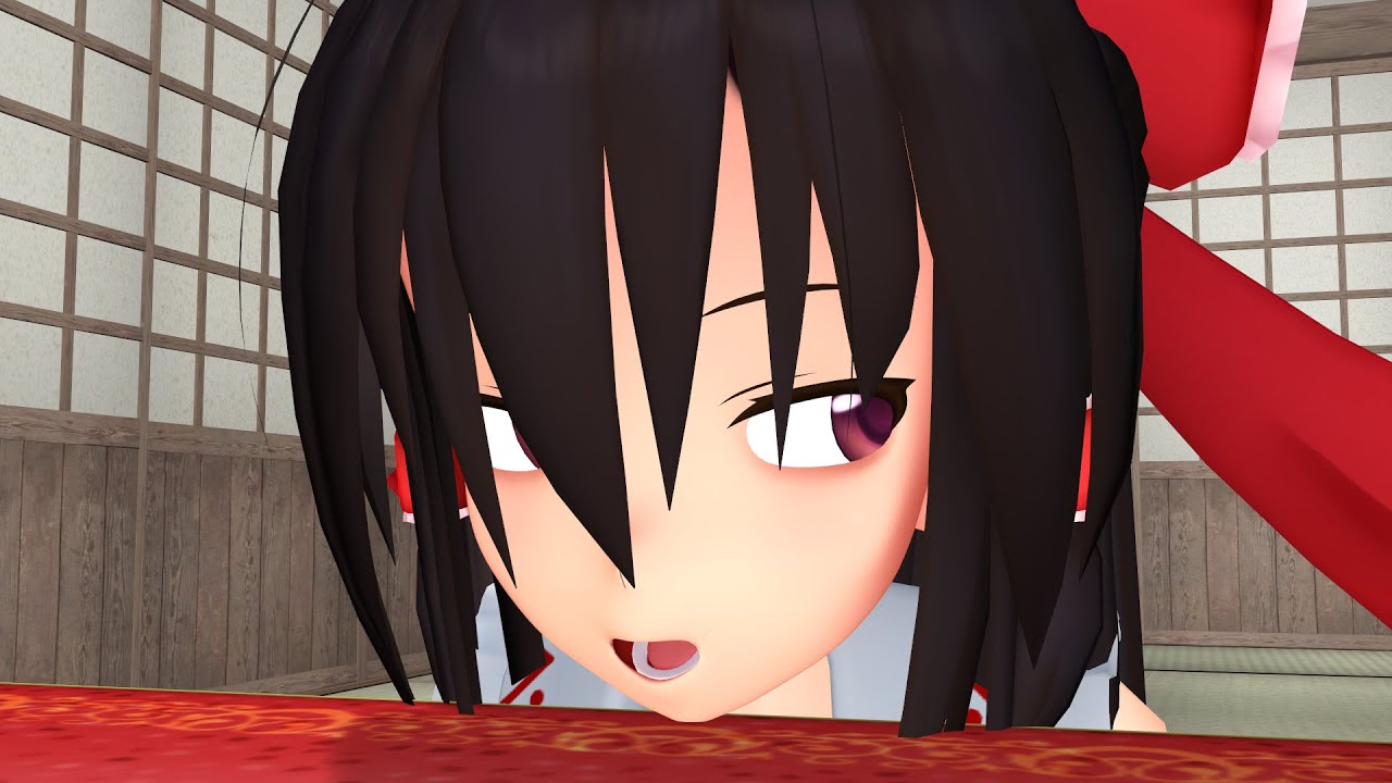 【東方MMD】　少女たちがコタツでダラダラするだけ