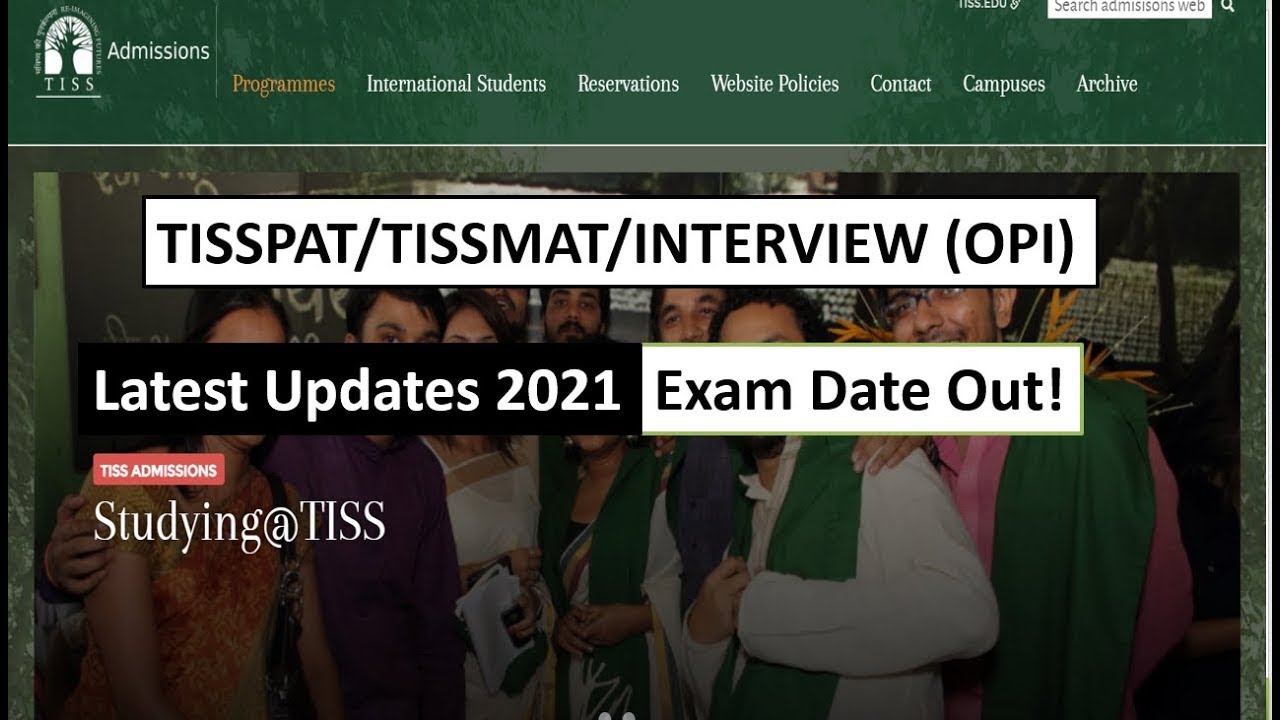 Tiss 2021 - Latest Updates : - Tisspat/Tissmat/Interview(OPI) - Dates Out! |