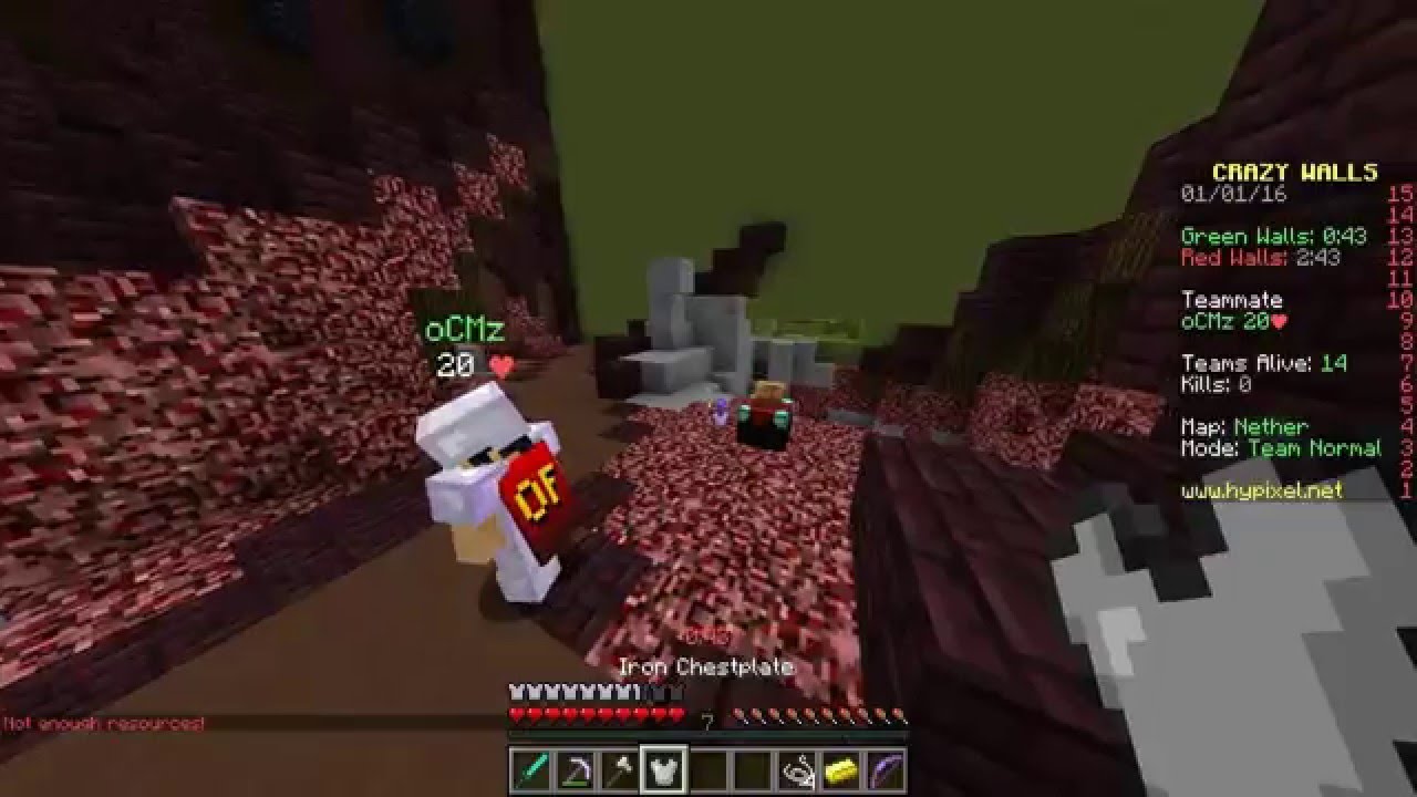 جتر كليك يبوي - كريزي وولز مع اوسمز || Minecraft : Crazy walls