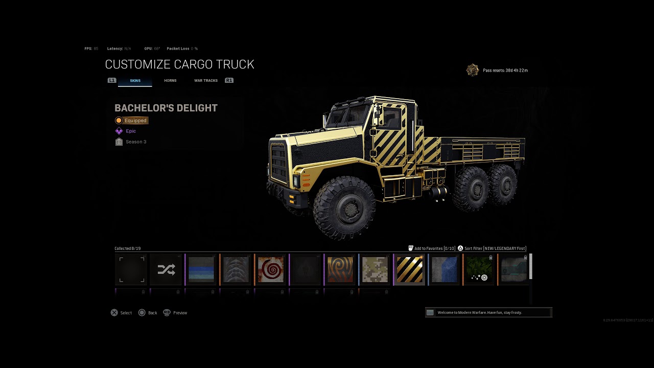 Call of Duty®: Modern Warfare® - Showing All My VEHICLES SKINS (ALL MW SEASONS)
