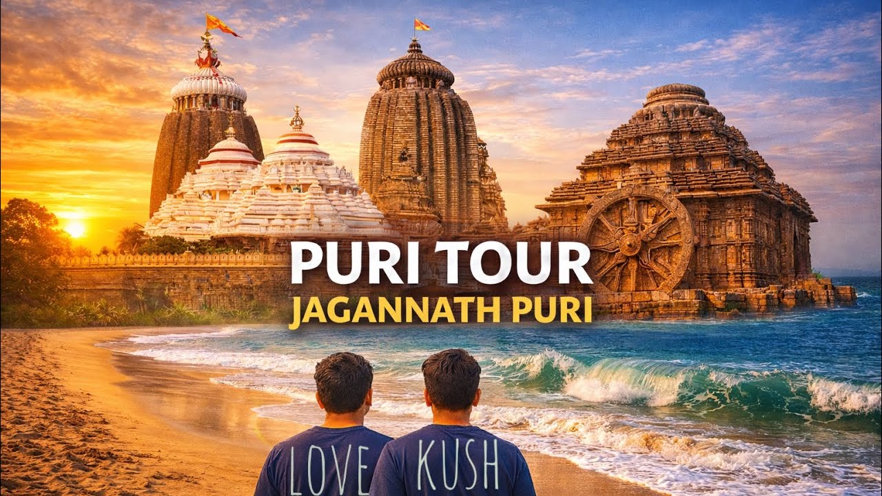 Exploring Jagannath Puri, Lingraj temple & Konark | Odisha Travel Cinematic Vlog | ExploreXLovekush