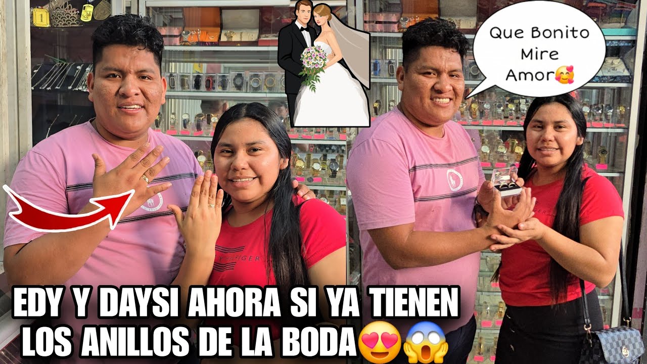 Estos Seran Los Anillos De Lujo Que Usaran EDY y DAYSI En Su Gran Boda👰Por Fin Llego El Gran Dia😍😱