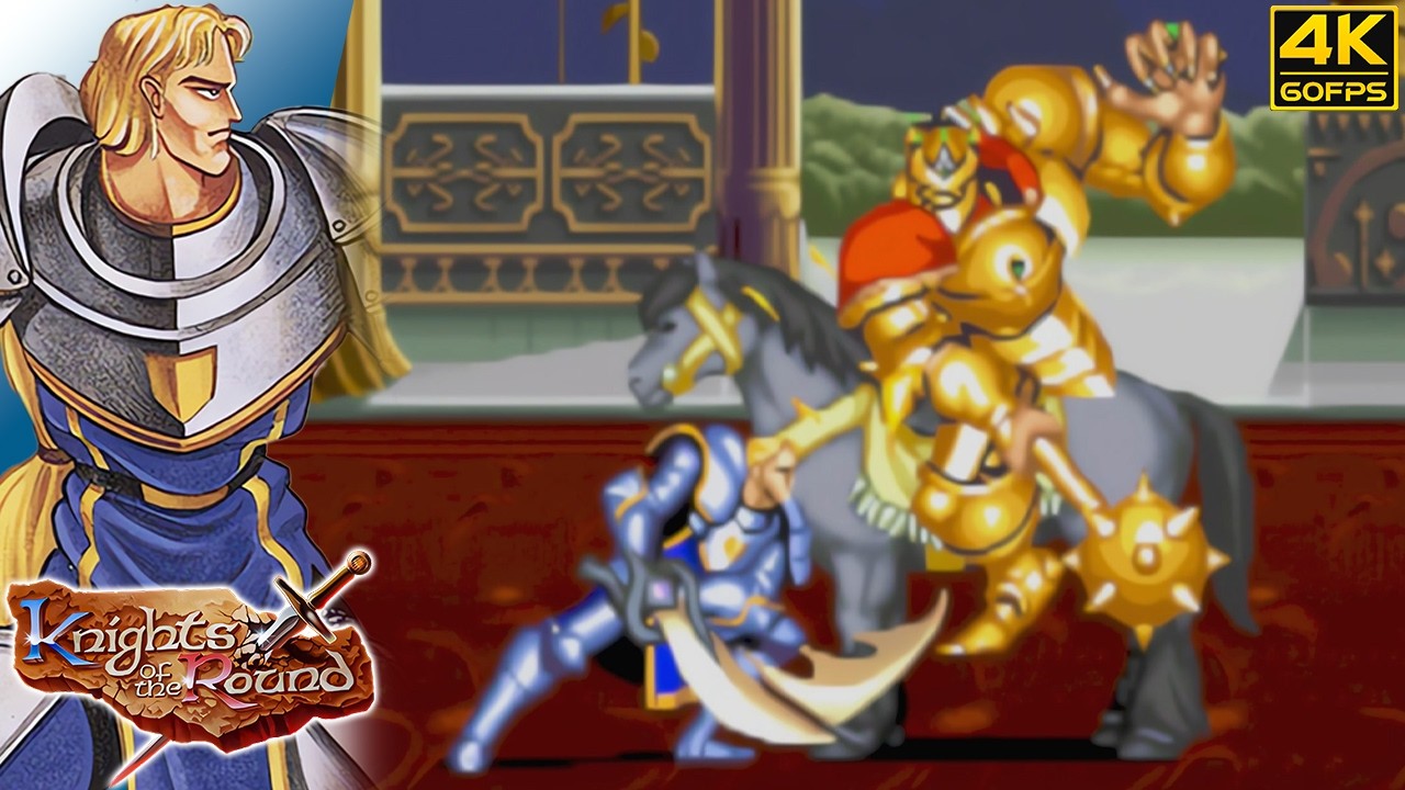 Knights of the Round - Lancelot (Arcade / 1991) 4K 60FPS