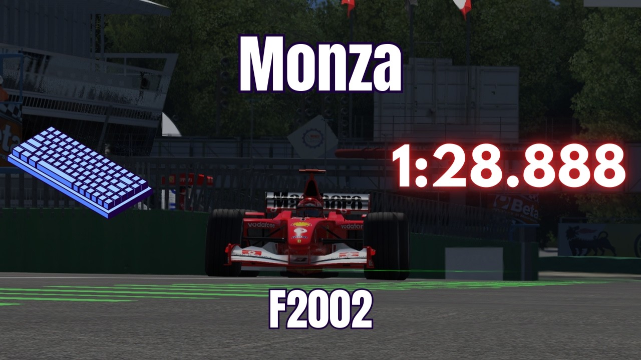 (Keyboard) Ferrari F2002 | Fast Lap in Monza | Content Manager