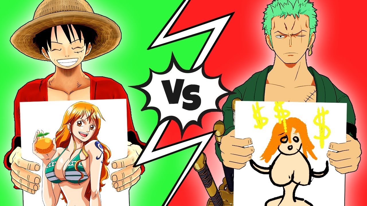 LUFFY HUMILHOU O ZORO!! Desafio de Desenho dos Animes!!