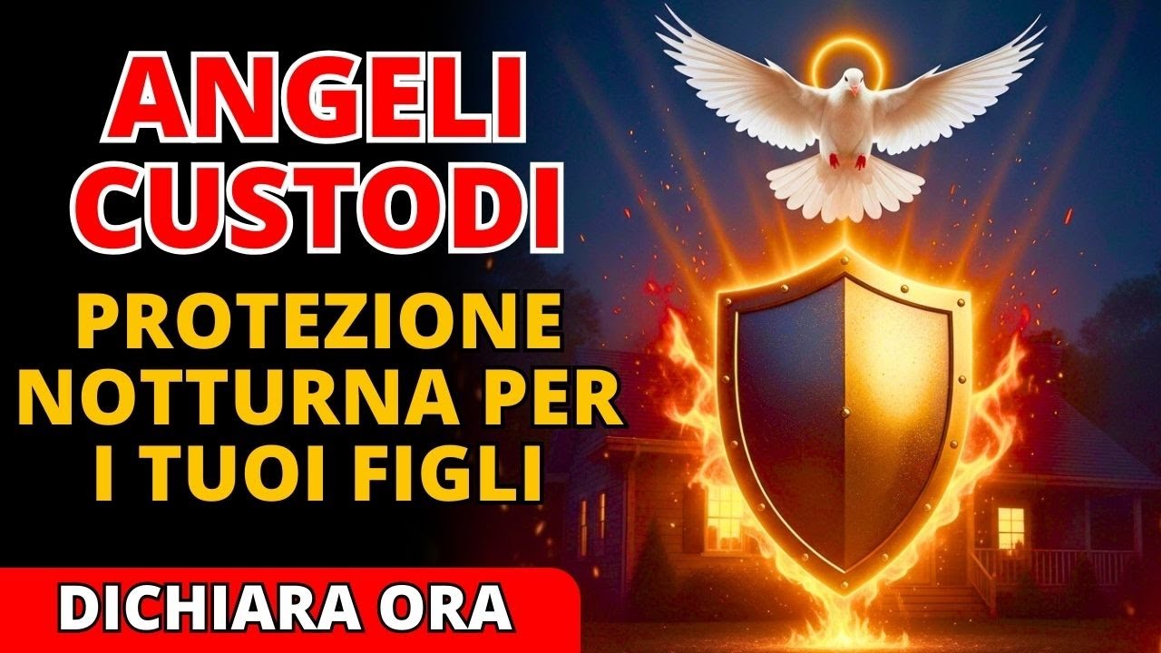 🩸 Protezione totale attraverso il Sangue: i tuoi figli DORMONO al sicuro mentre gli angeli vegliano