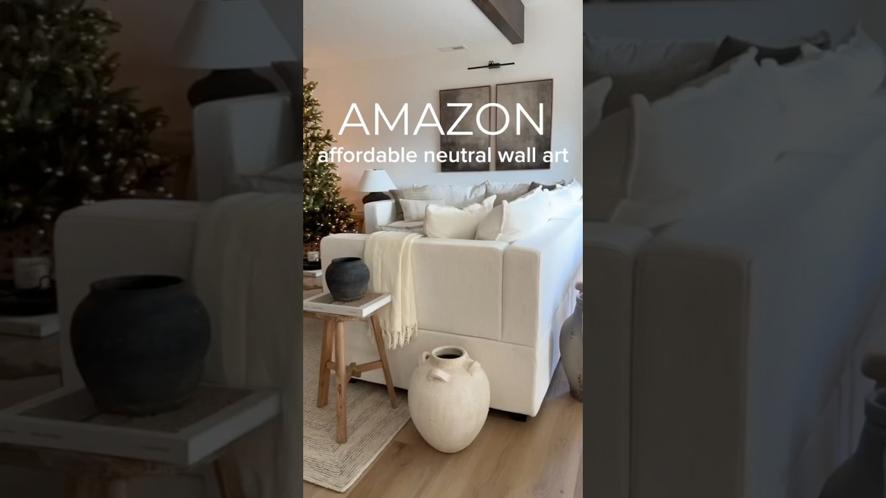 Amazon neutral wall art! 