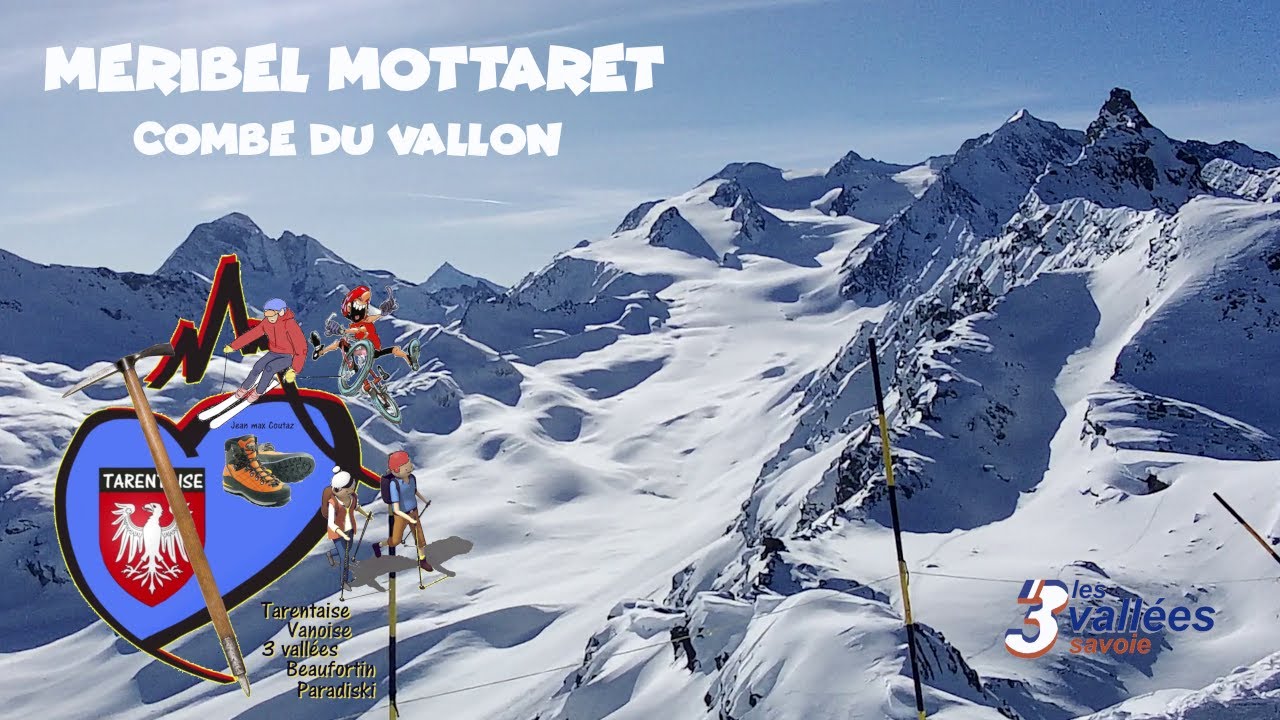 3 Vallées, Méribel Mottaret, combe du vallon, 2900