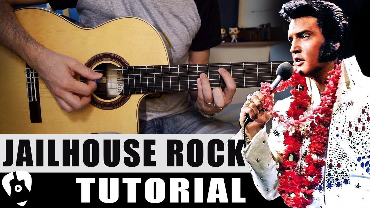 PUNTEO FÁCIL de ROCK N´ ROLL en GUITARRA ACÚSTICA para PRINCIPIANTES: Jailhouse Rock (Elvis Presley)