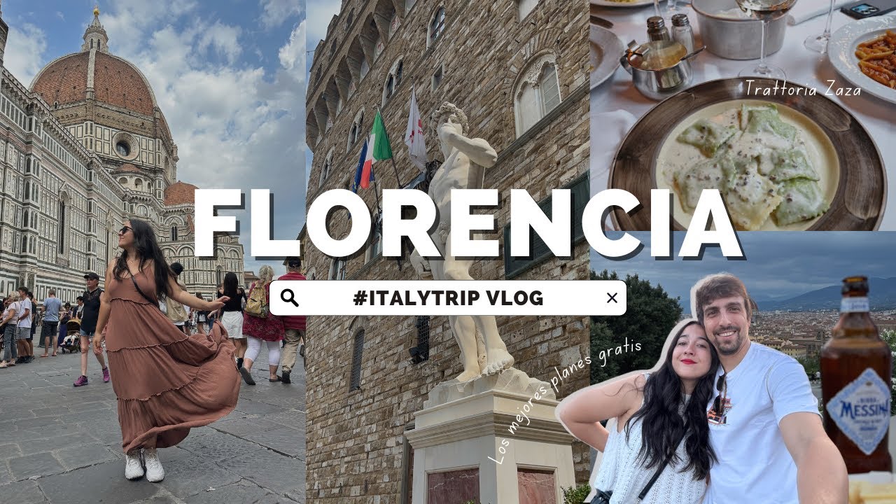FLORENCIA en un d&iacute;a, la mejor PASTA FRESCA, planes GRATIS, d&oacute;nde COMER 🍝| VLOG | Paula Herranz