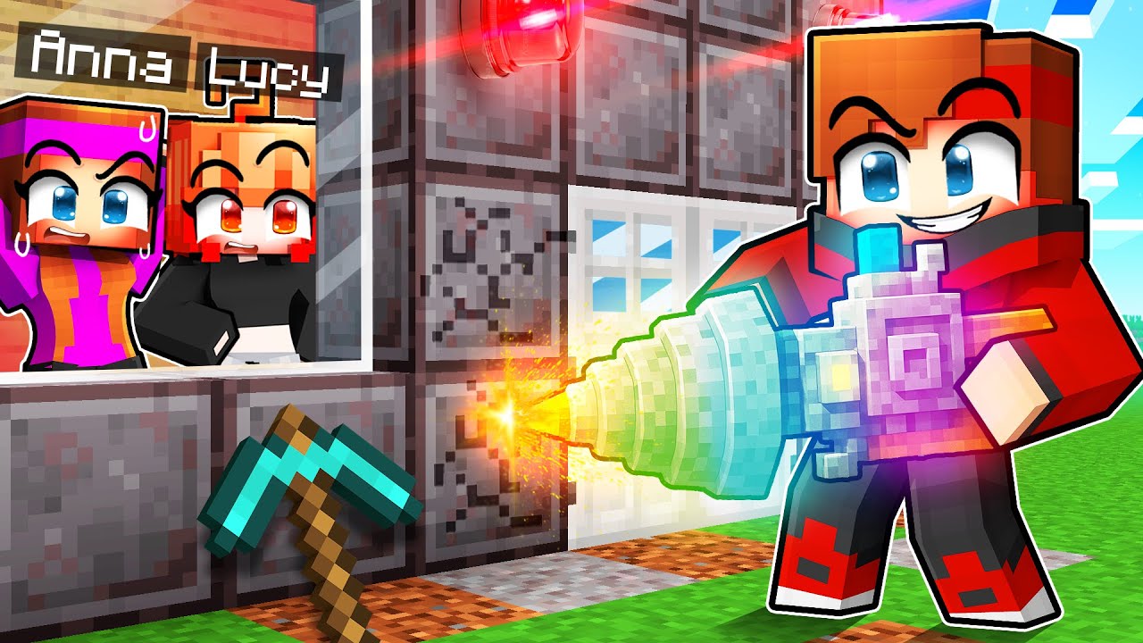 J'ai essayé 5 Façons d'ENTRER dans la Base de LUCY sur Minecraft !