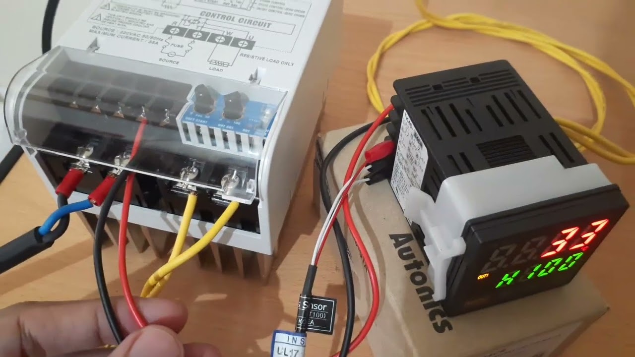 Setting Temp Controller dan Thrystor Autonics TK4S-B4CR ke SPC1-35E