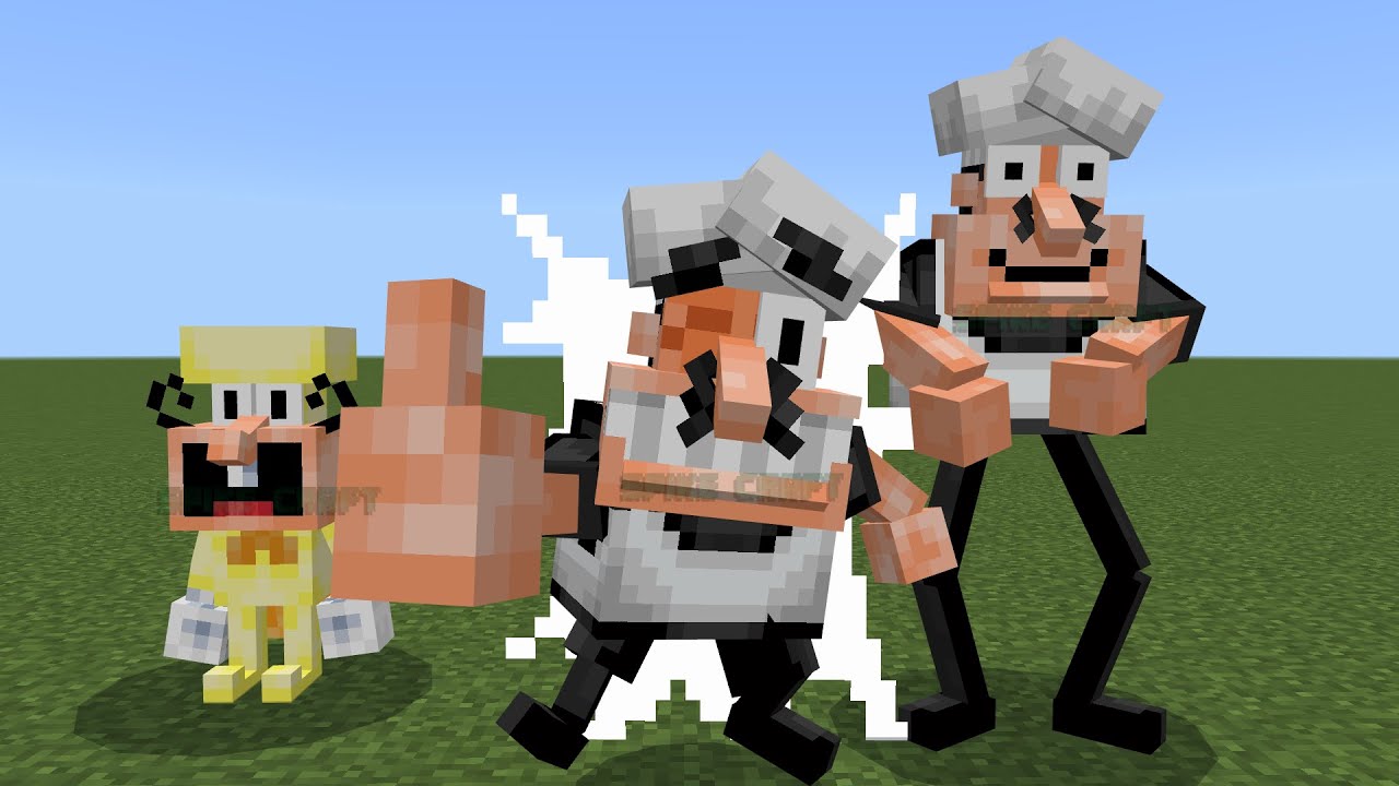 Pizza Tower Addon / Mod | Minecraft BE / PE (Improved Peppino)
