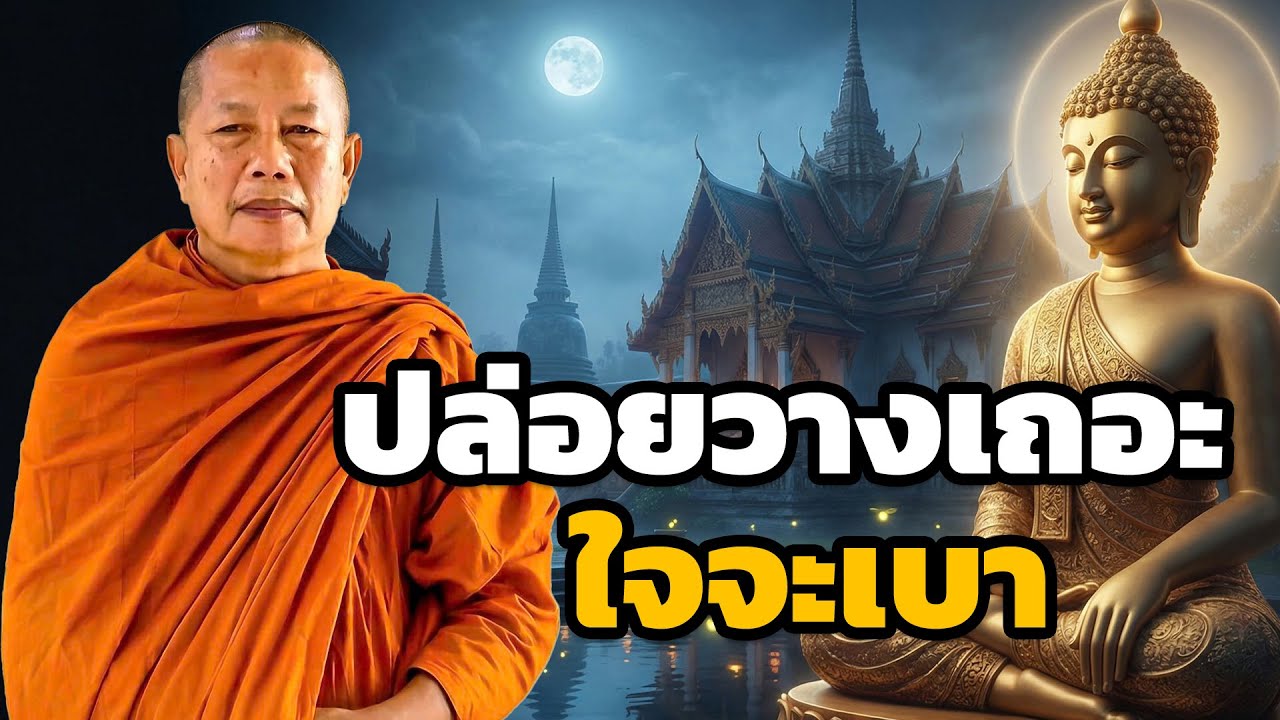 ความยึดติดที่ไม่ควรเก็บไว้  แต่ควรรู้เพื่อปล่อยวางได้ ธรรมะคลายทุกข์ พระมหาบุญช่วย ปัญญาวชิโร