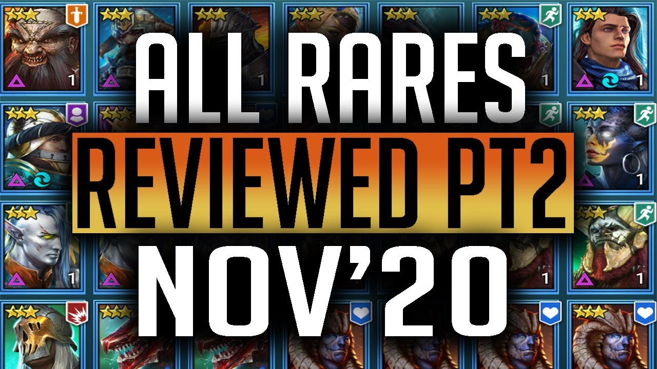 RAID | DONT LEVEL TRASH RARES REVIEWED Undead, Lizards, Skins. Orcs, Demons, Elves, Knights, Dwarves