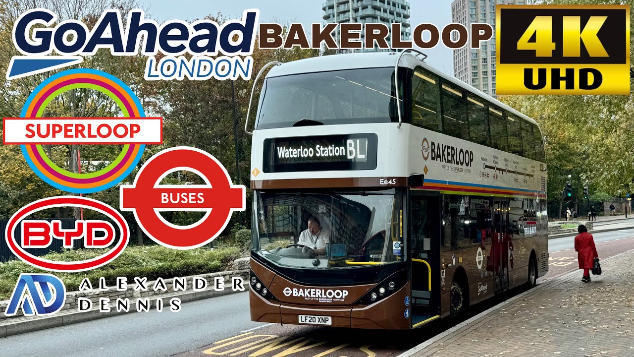 [Superloop London Bus GoAhead: Bakerloop BL1 Waterloo to Lewisham] Alexander Dennis Enviro400 EV BYD