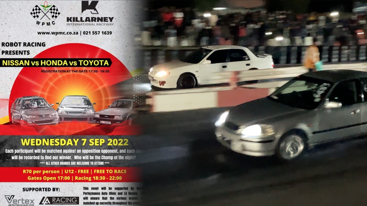 NISSAN vs HONDA vs TOYOTA Robot 2 Robot / Killarney 7 September