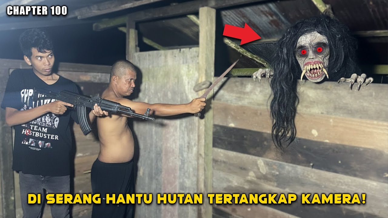 MENCEKAM! HANTU HUTAN NGAMUK JEBOL RUMAH KITA! AMBIL SENJAT4 KITA SIAP TEMPUR! part 100