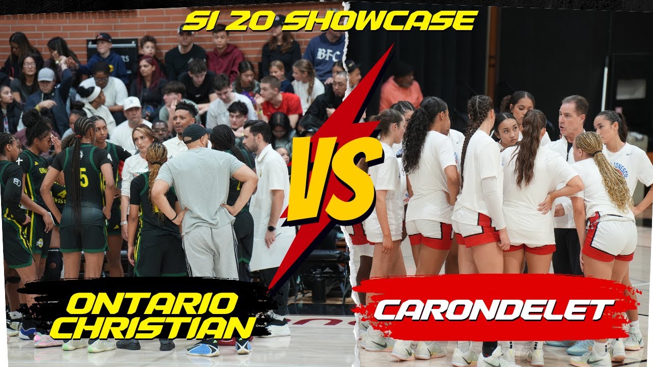 Ontario Christian drops 100 vs defending D1 State Champion Carondelet in front of Sabrina Ionescu!