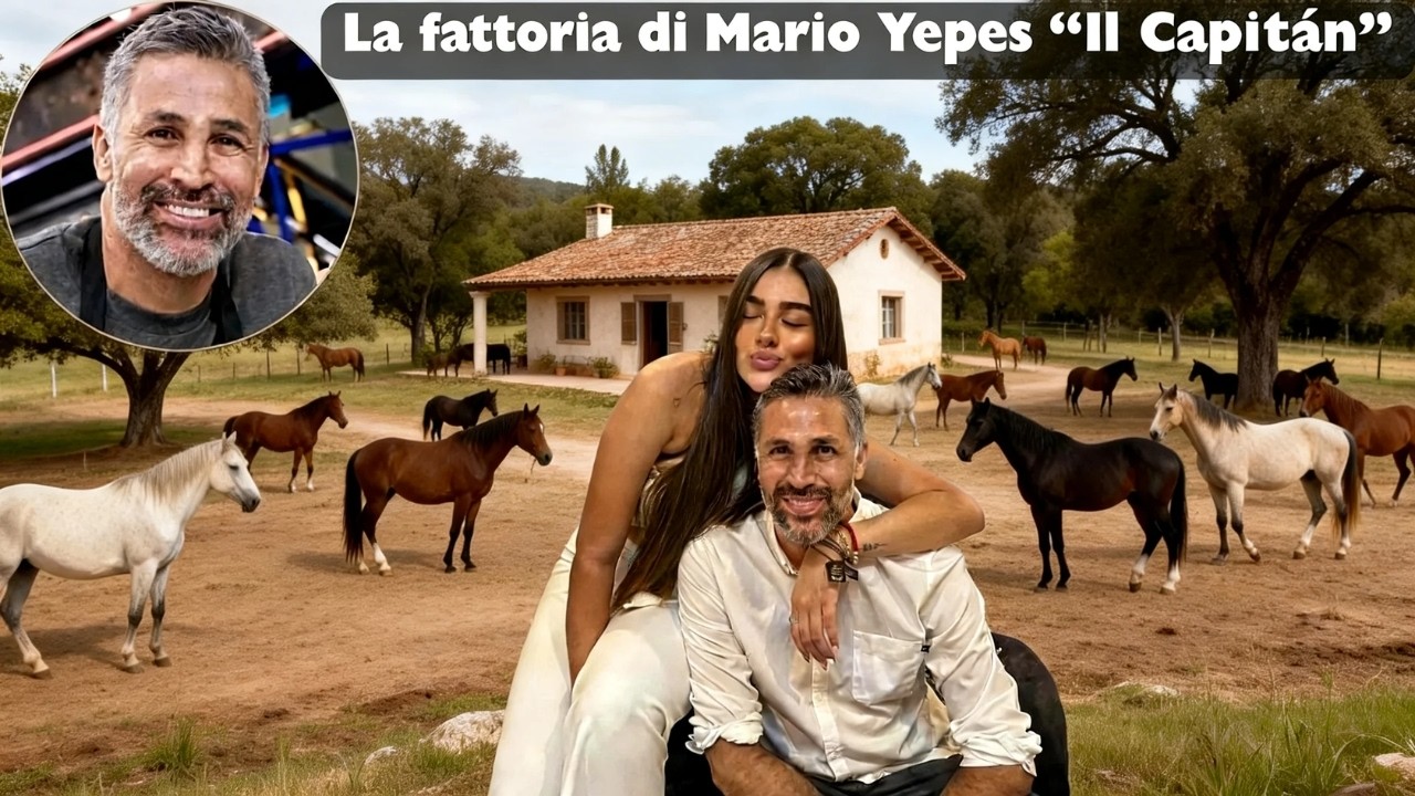 Come vive attualmente Mario Yepes nella sua fattoria in Colombia?
