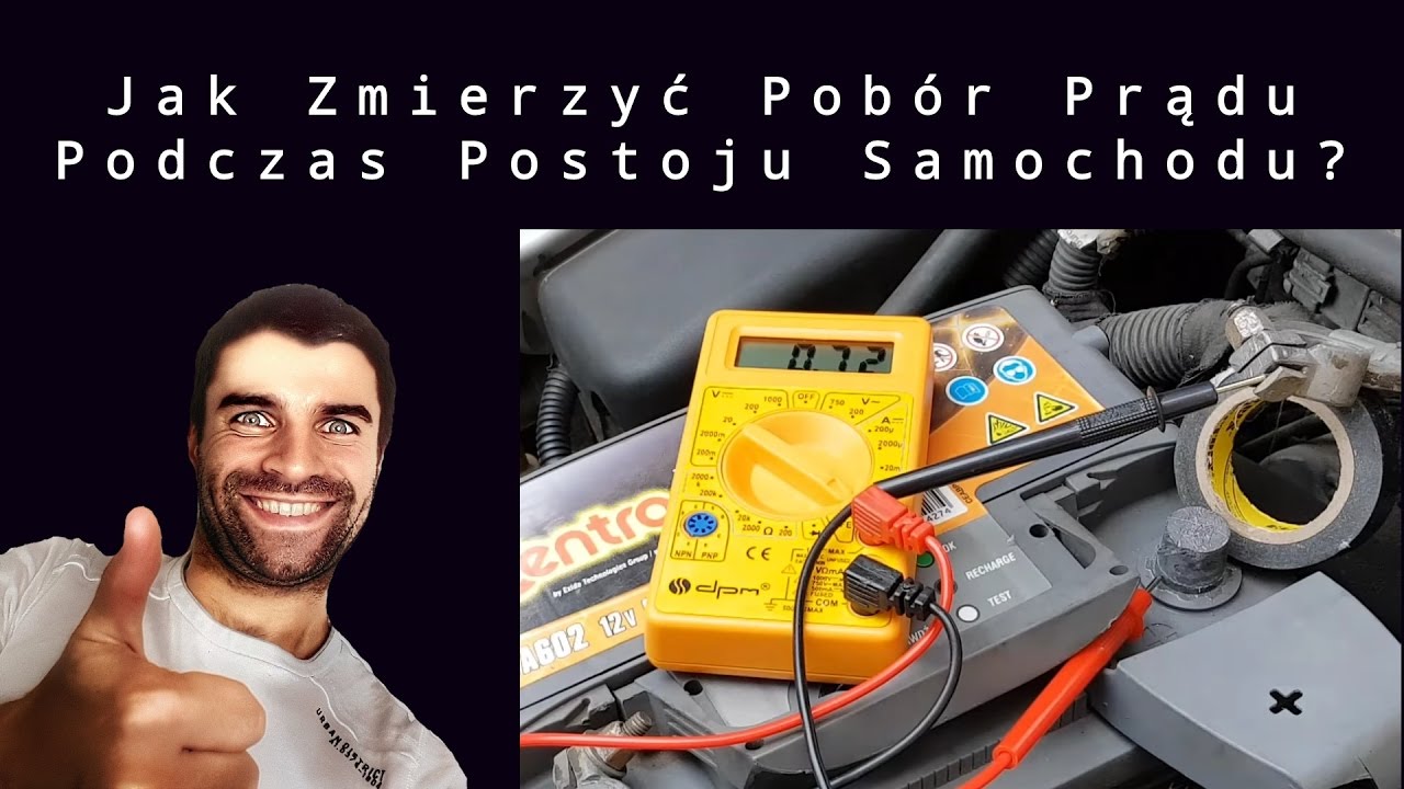 Как измерить ток в неподвижном состоянии автомобиля? PL
