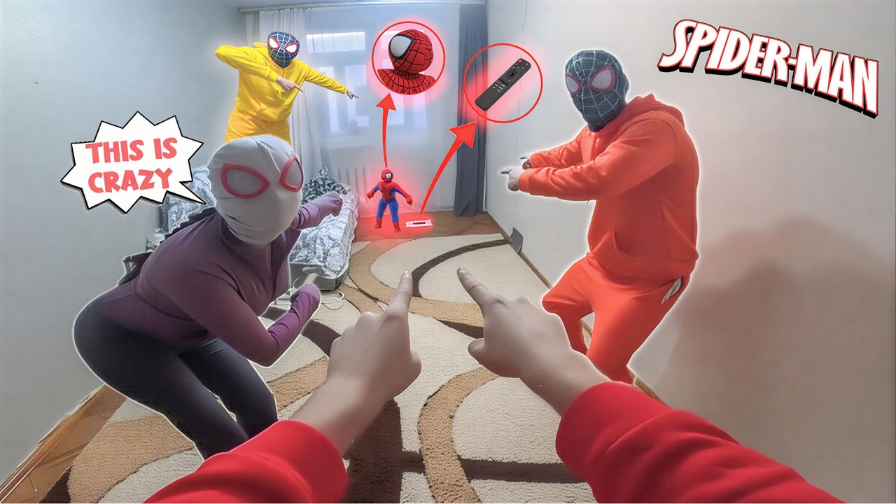 4 SPIDER-MAN BROS BEST CRAZY ADVENTURES COMPILATION IN ONE VIDEO !! - SEASON 1 ( Action POV Story )
