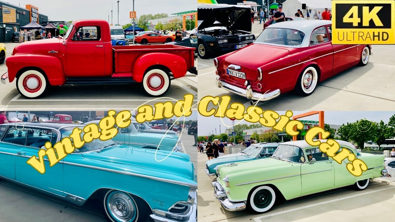 Vintage and Classic Car Collection ॥ US Car & Oldtimer Treffen Frankfurt Hessen-Center, Germany 🇩🇪