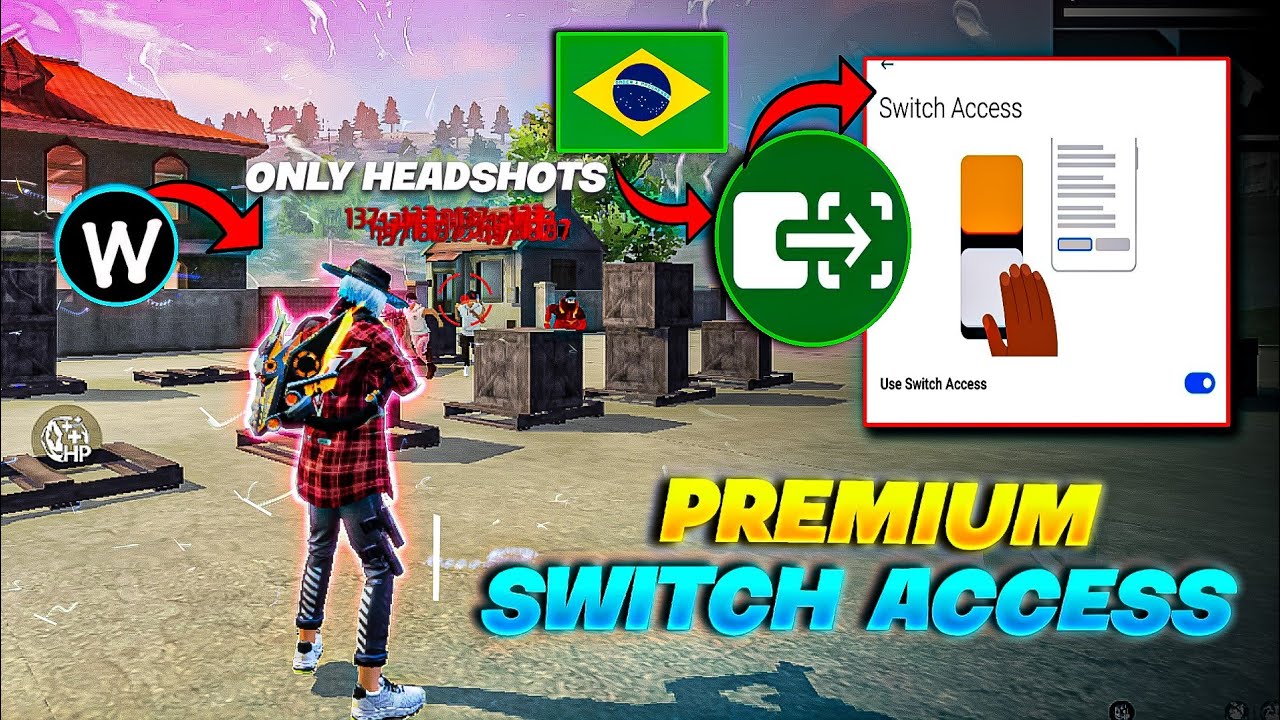 ✅switch access PREMIUM version / with NEW settings & APK / 100 % Headshots🤯 / #acapcraft