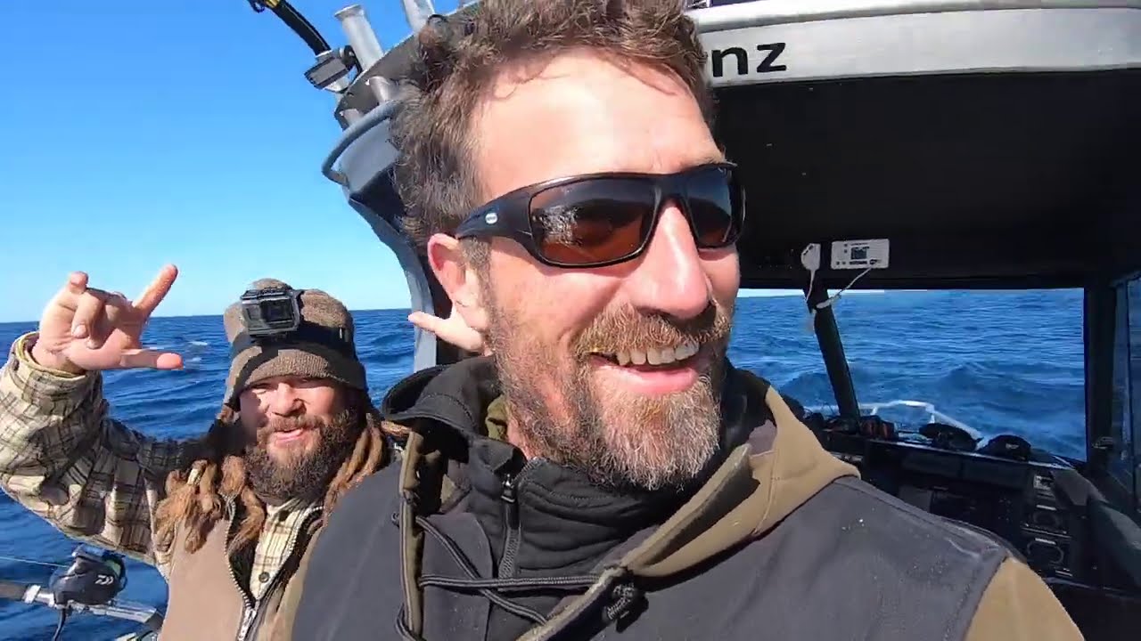 KAIKOURA Fishing Mission with Harmonious Ra and Josh James NEW ZEALAND bushmen SOUTH ISLAND offshore