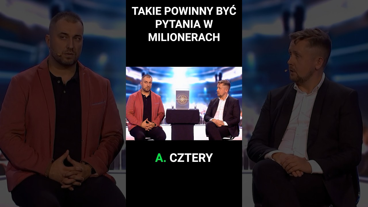 TAKIE POWINNY BYĆ PYTANIA W MILIONERACH 🤣🤣🤣 #tv #parodia #Milionerzy #shorts #śmieszne