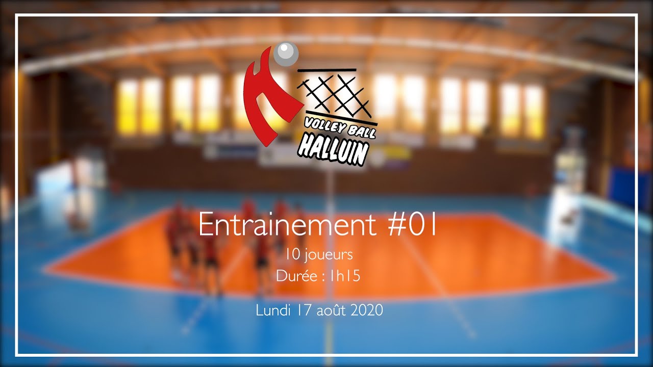 Entrainement #01 - Halluin Volley Ball - Élite Masculine 2020-2021