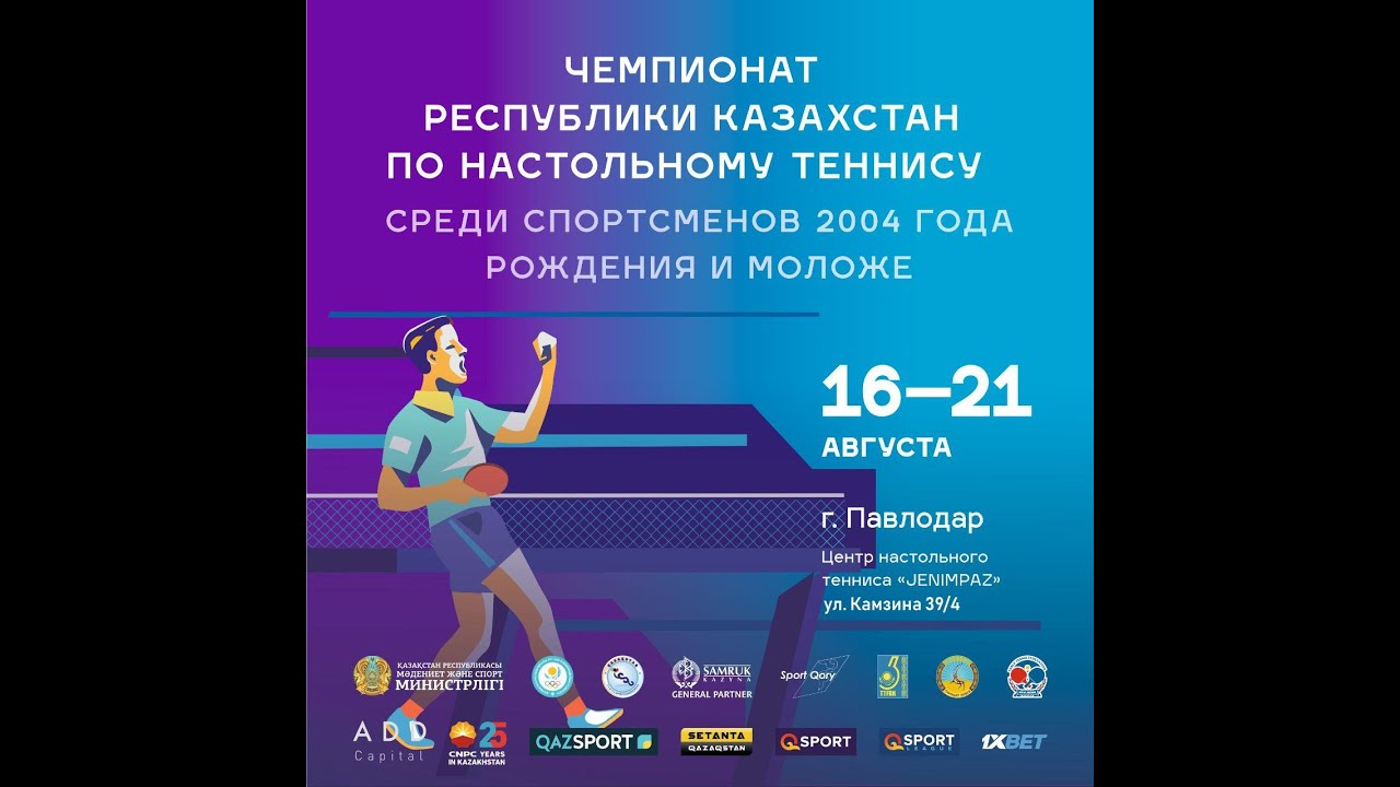 Чемпионат Республики Казахстан среди спортсменов 2004 года рождения и моложе