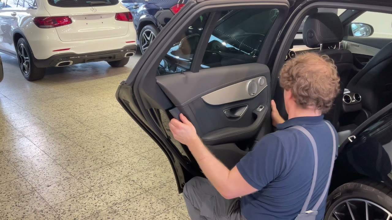 Mercedes Tür Verkleidung hinten abbauen C E GLC EQC 205 213 253 293 #wiegehtdasab