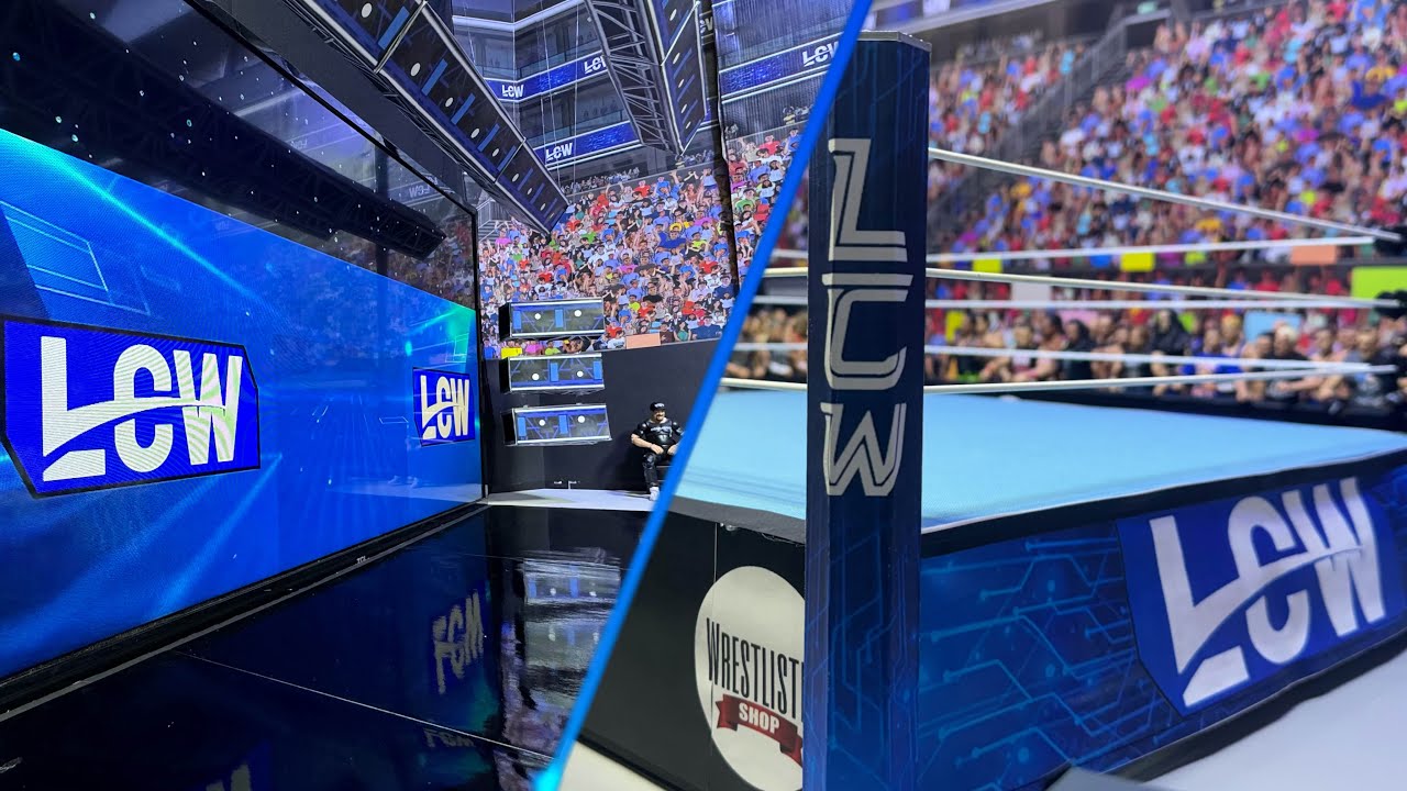HUGE 2024 LCW Arena! The most realistic WWE figure arena ever!