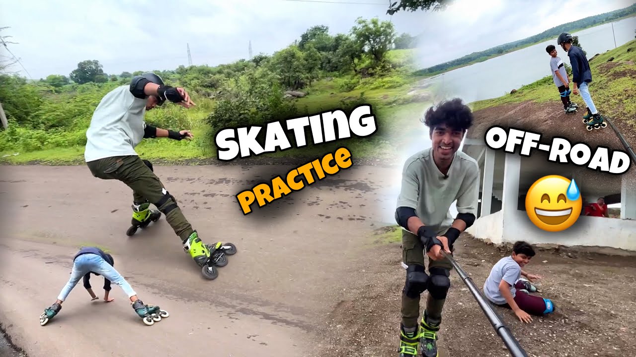 बहुत दिनों बाद Skating Practice 😃 // Off-road Skating // Vishal skater