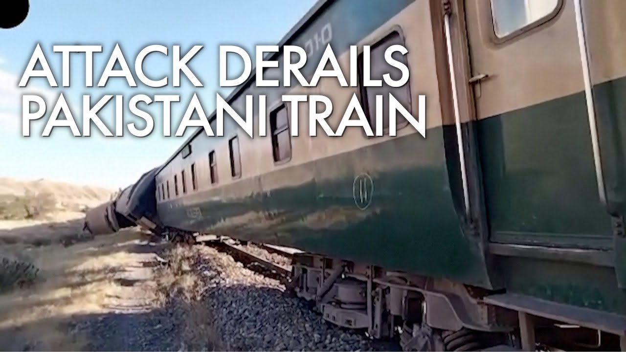 Blast claimed by separatist group derails train in southwest Pakistan