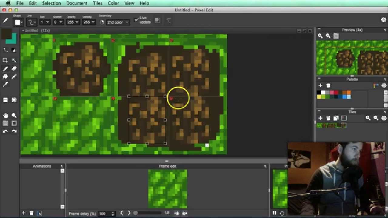 Pyxel Edit Tutorial Part 2/3: Tiling