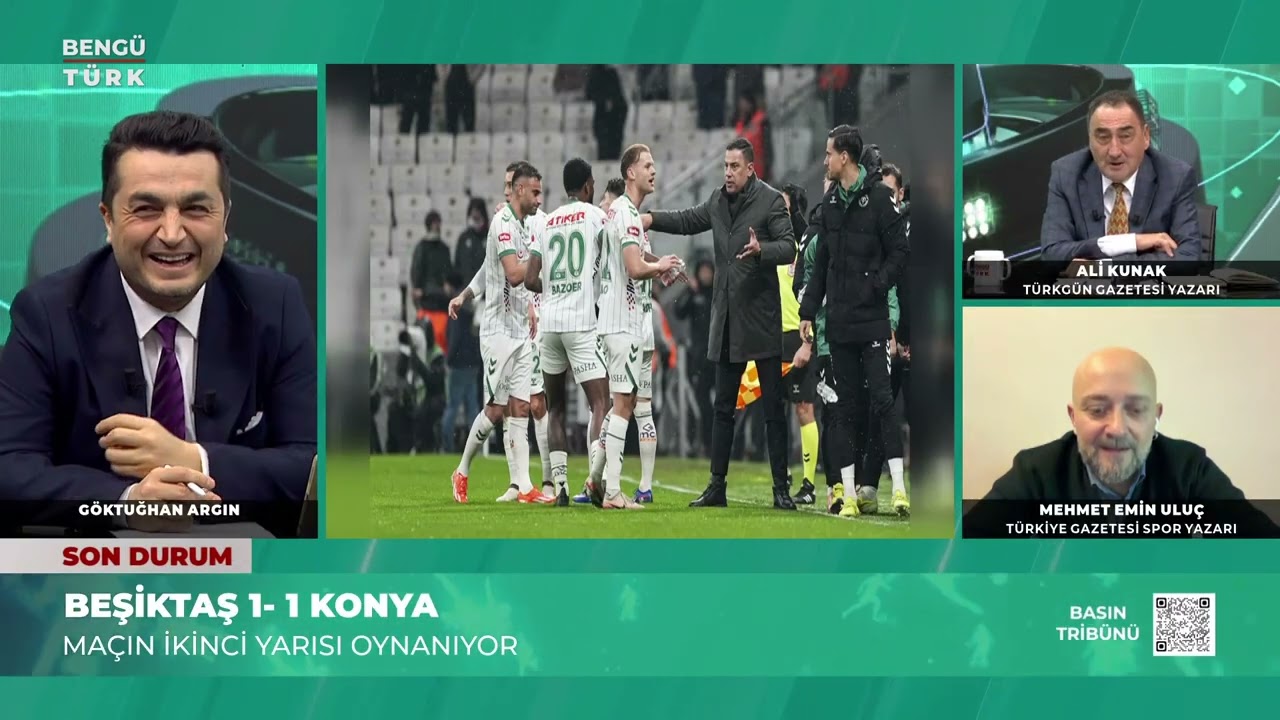 Beşiktaş 2 - 1 Konyaspor - Basın Tribünü | 31 Ocak 2026