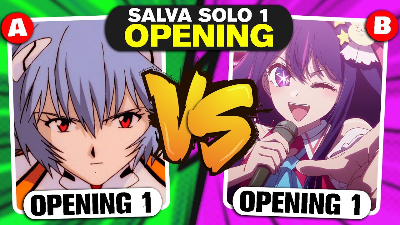 S&Oacute;LO SALVA 1 OPENING DE ANIME 🔥 OPENINGS VIEJOS VS NUEVOS