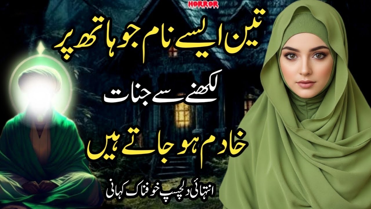 Jinn Ki Haazri | Urdu Horror Story | Jinnat, Mystery & Islamic Moral Kahani