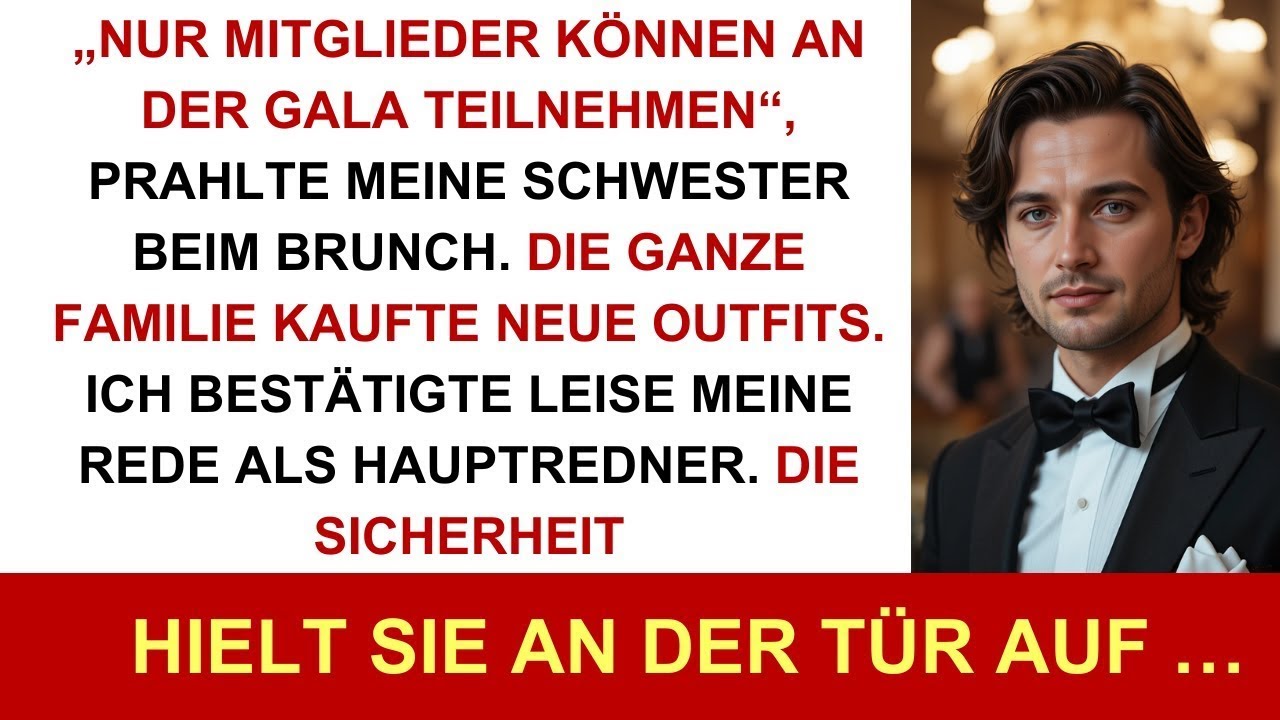 Beim Familienbrunch bekam meine Schwester die Club Mitgliedschaft – ich die königliche Einladung