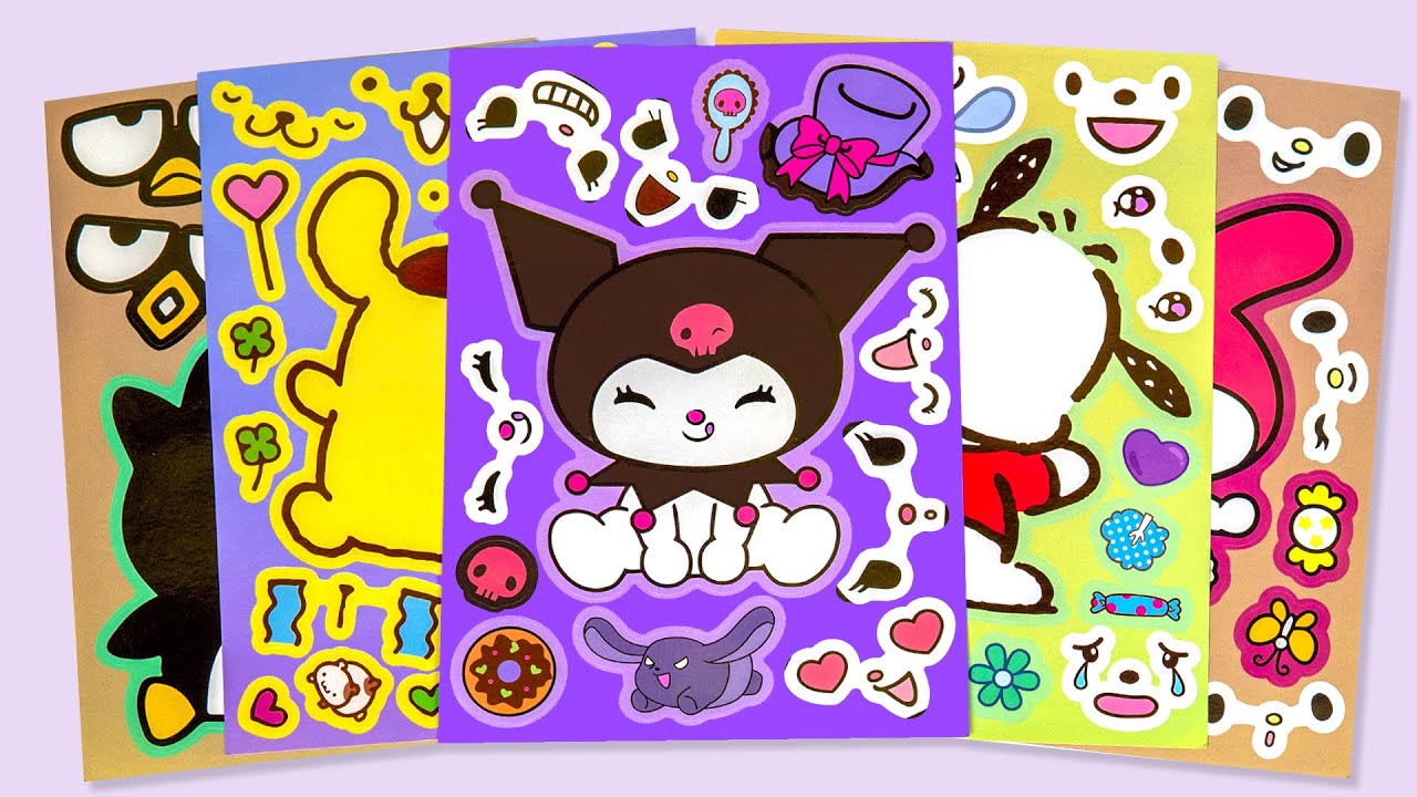 【癒しASMR】クロミのステッカーを静かに剥がす音🎧Kuromi Sticker Peeling Sounds
