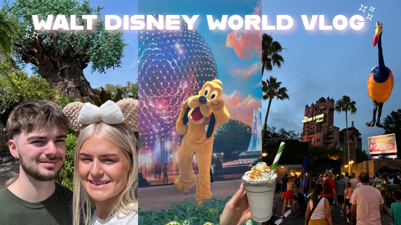 Walt Disney World Vlog! Day 3 | Animal Kingdom 🌳 Epcot✨Disney Springs & Hollywood Studios!