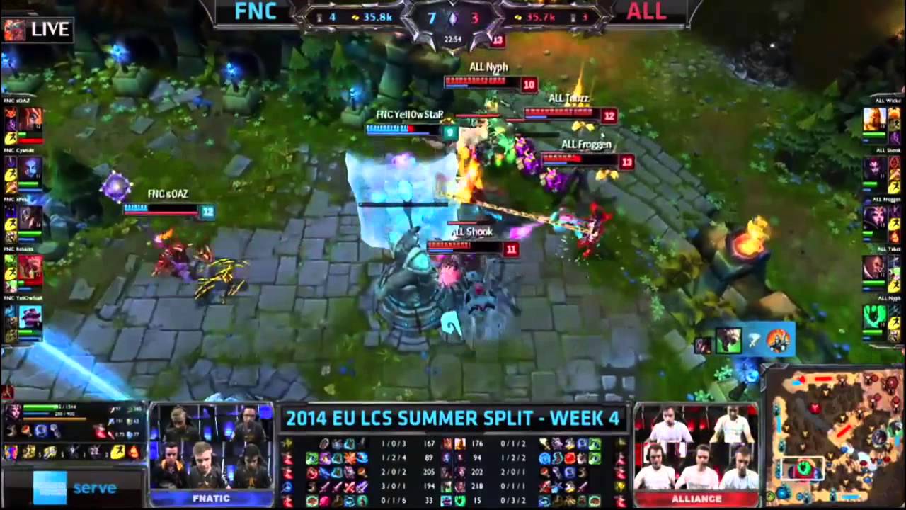 Fnatic vs Alliance Crazy Ending | LoL Higlights | W4 D2 EU LCS
