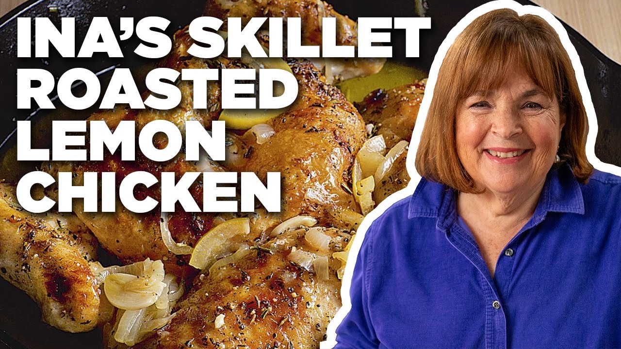 Ina Garten's Skillet Roasted Lemon Chicken 🍋 | Barefoot Contessa | Food Network