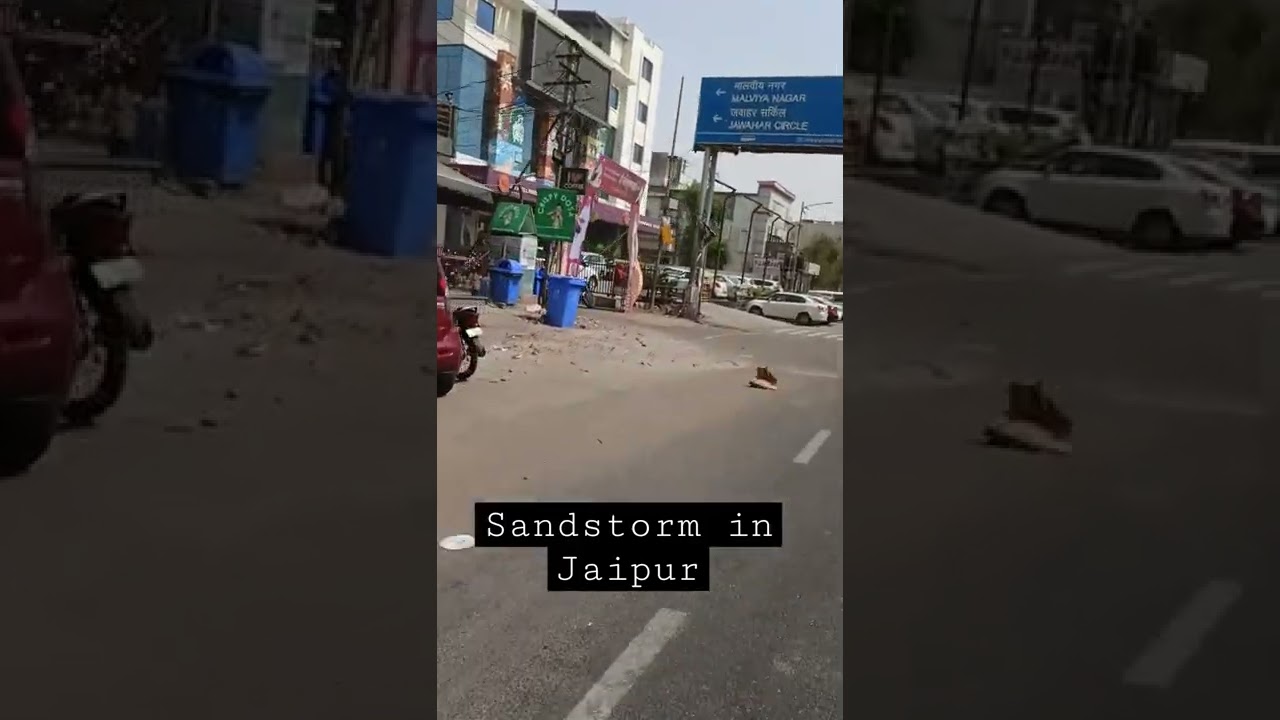Sandstorm in Jaipur
