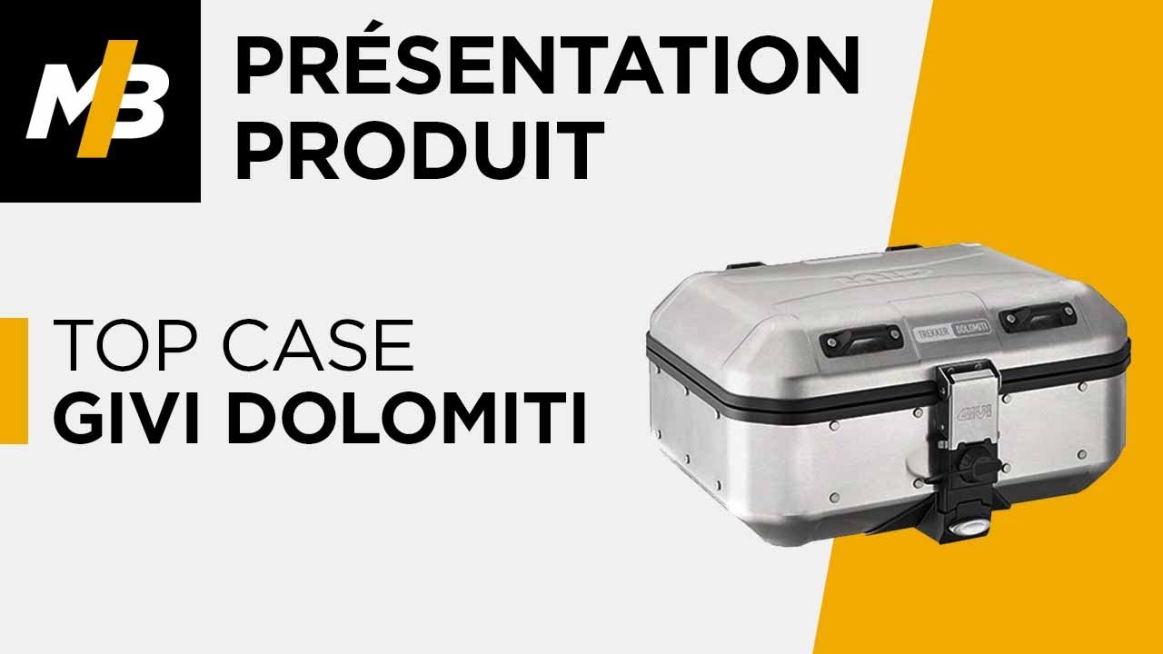 Top Case Givi Dolomiti, avis en vidéo par Motoblouz